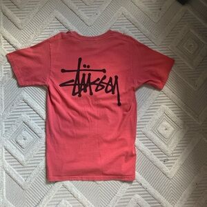 Pink/Red Stüssy shirt